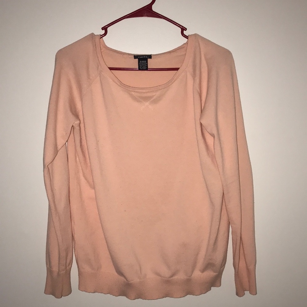 Rue 21 pink sweater, size xl